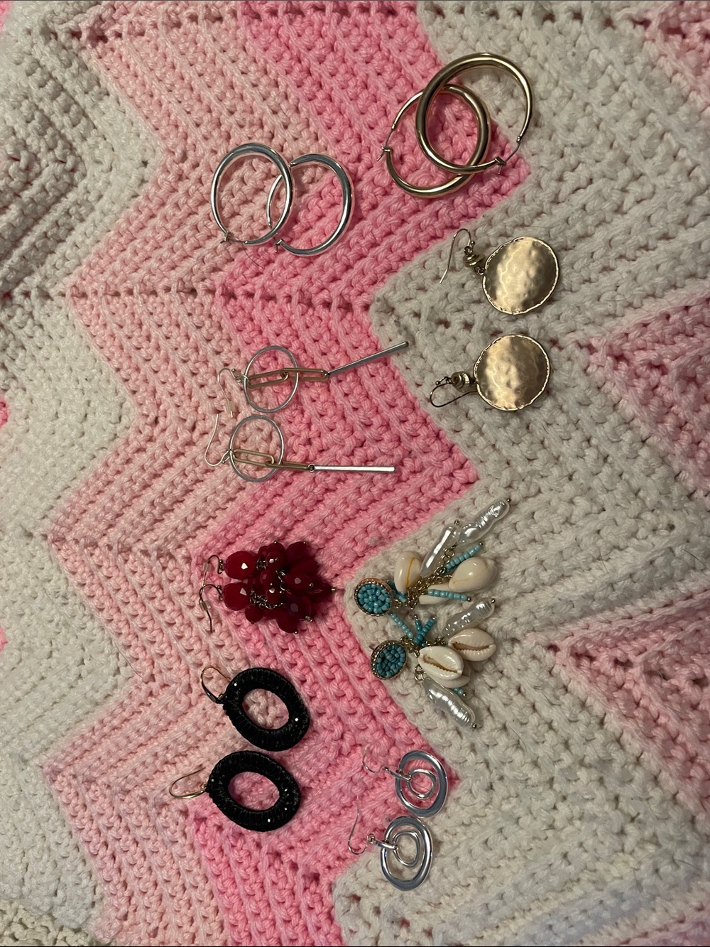 Chico's earrings a lot of eight